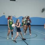 All netball action